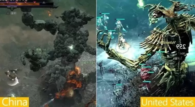 暗黑破坏神4国服测试版上线,血腥画面被替换成沙尘效果