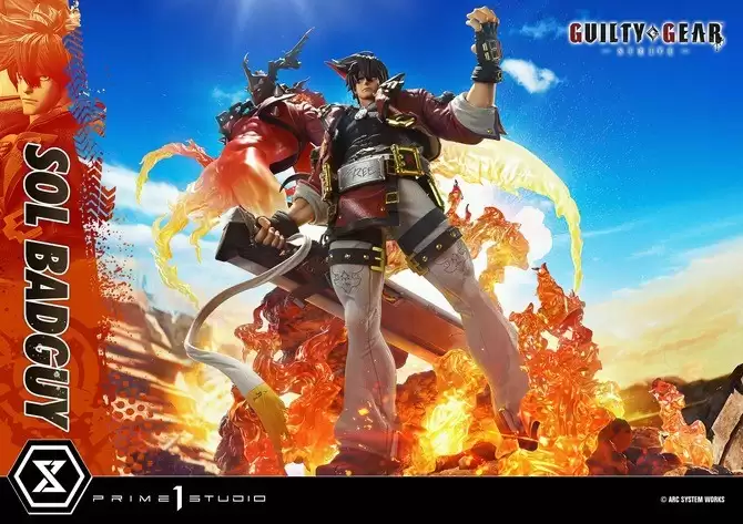 《罪恶装备-奋战-》男主角索尔高端雕像公布 酷炫极致