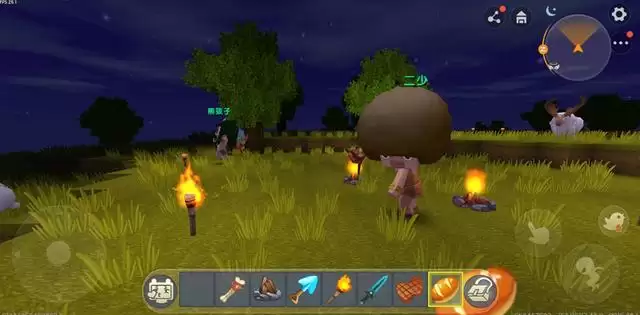 迷你世界中如何驯服野人伙伴?