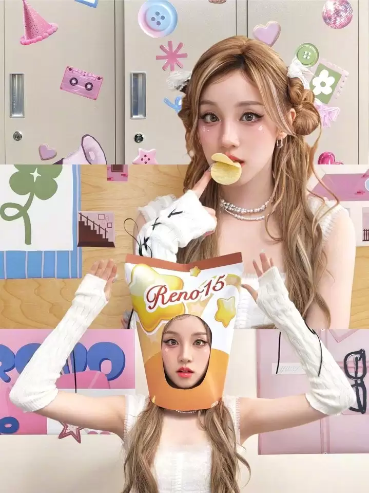 可将多张 Live Photo 拼接,OPPO Reno 15 系列手机行业首发“出圈实况拼图”功能