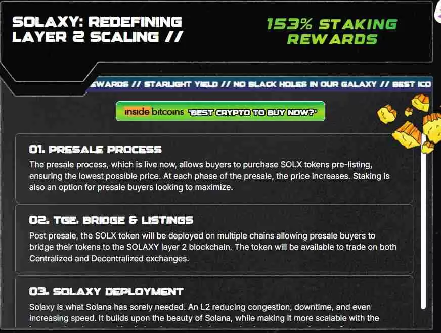 Solaxy($SOLX)币是什么?SOLX代币经济学、路线图及价格预测