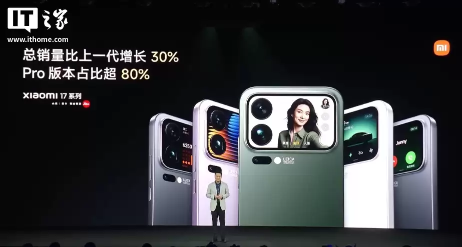 小米双 11 收官:卢伟冰透露小米手机连续 3 年斩获国产手机销量第一