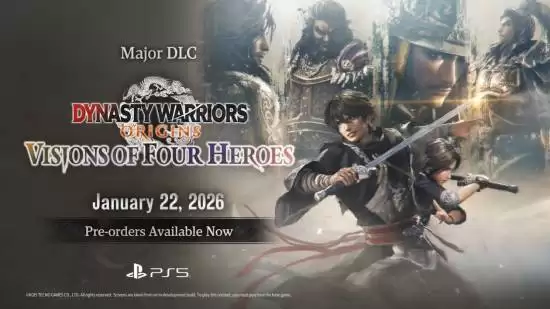 真三国无双:起源DLC梦幻四英杰公布,2026年1月上线