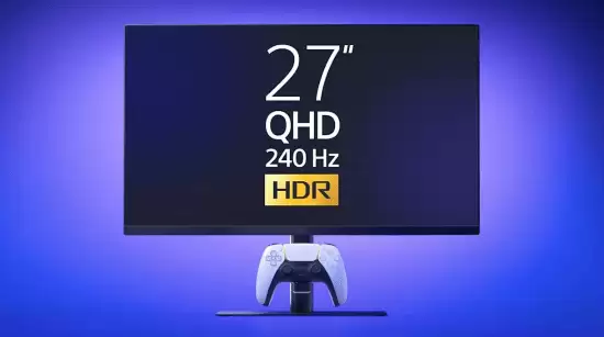 索尼发布27英寸PS显示器：支持240Hz VRR，配手柄充电座