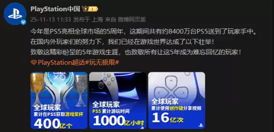 PS5五周年：畅销游戏揭晓，索尼独占大作领跑市场
