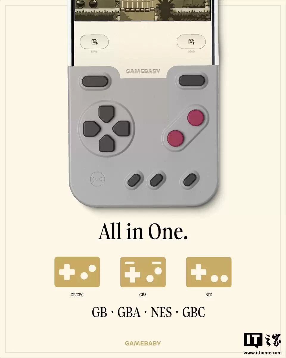 苹果 iPhone 17 Pro Max 变身 Game Boy,Bitmo Lab 推出新款 GameBaby 手机壳