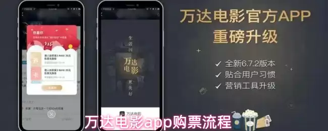 万达电影app购票流程