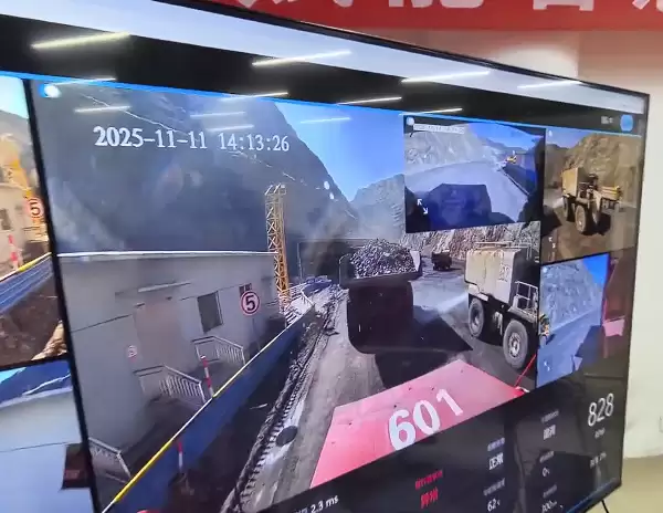华为技术+移动5G 博主体验100吨无人驾驶矿车:就像玩游戏
