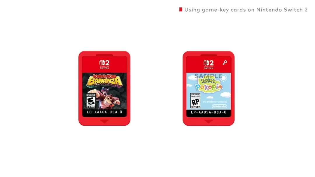 任天堂视频详解 Switch 2“游戏钥匙卡”，打消玩家顾虑