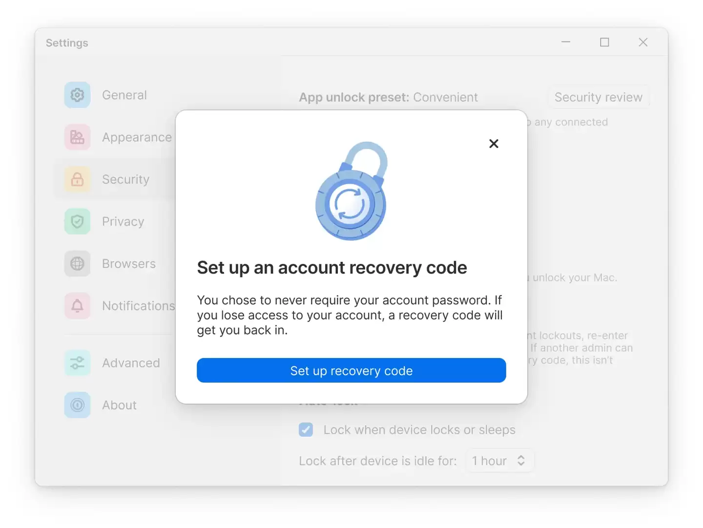 1Password 现支持随 Mac 自动解锁,无需再输主密码