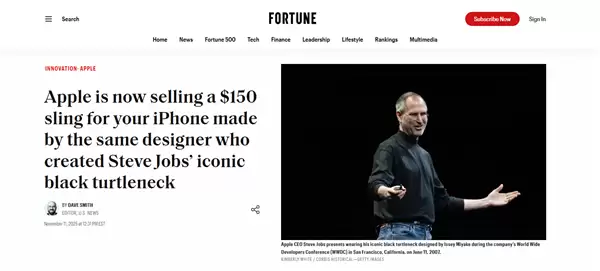 1299元起 限量！苹果iPhone Pocket开售 创始人曾为乔布斯设计毛衣