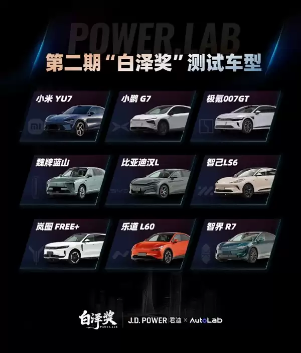 辅助驾驶专项测试榜单出炉:智界R7第一、小米YU7第二