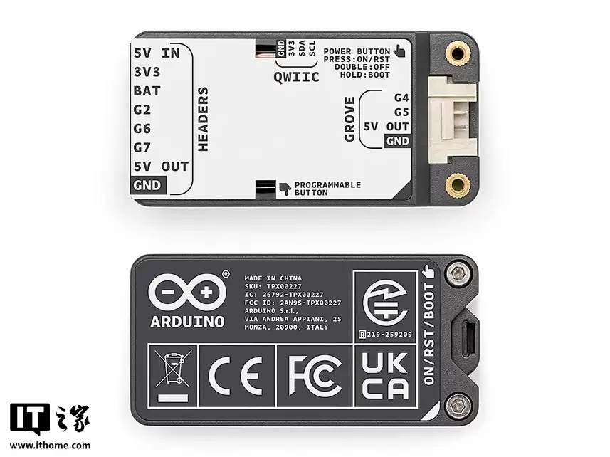 Arduino 推出 Nesso N1 物联网开发套件:ESP32-C6 芯片,内置 1.14 英寸触屏、红外发射器