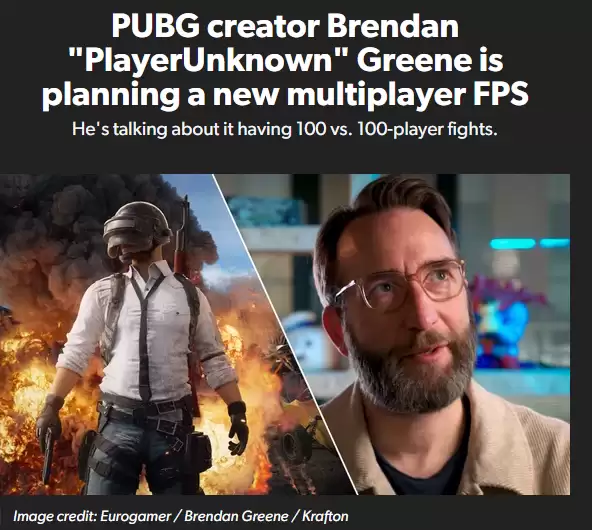 100v100世纪对决!《绝地求生》之父公布全新FPS计划,规模超PUBG五倍 100v100世纪对决!《绝地求生》之父公布全新FPS计划,规模超PUBG五倍