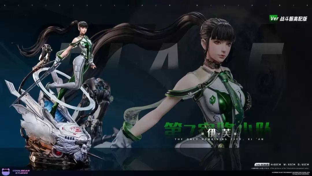 1/4比例珍藏！《剑星》伊芙双版本雕像开放预订，黑珍珠版2900元起