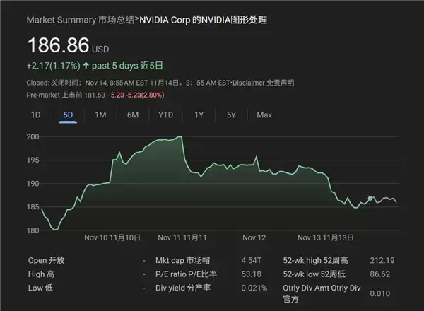 AI泡沫再遭质疑:NVIDIA、谷歌、特斯拉等科技巨头跳水