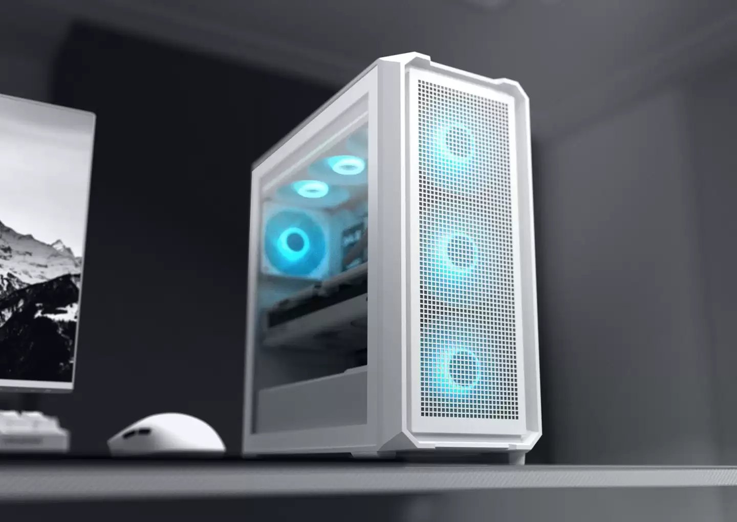 骨伽推出 MX600 Air 机箱：方形孔 MESH 前面板，坡道进气设计