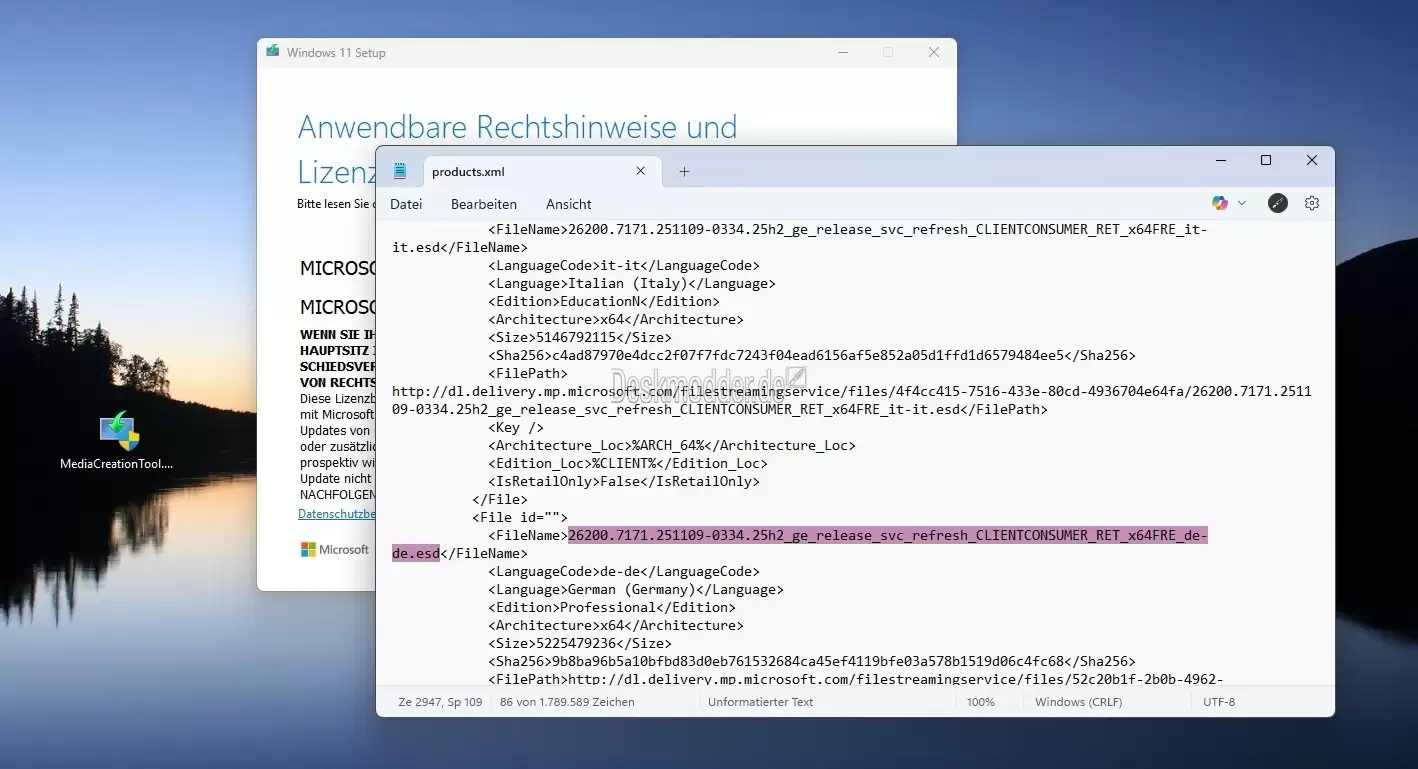 微软更新媒体创建工具:集成25H2/24H2补丁并封堵KMS激活漏洞