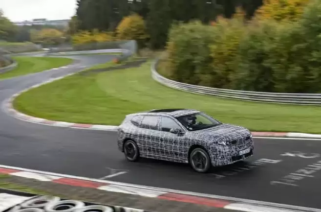 宝马国产新一代 BMW iX3 纽北赛道测试,2026 年投产