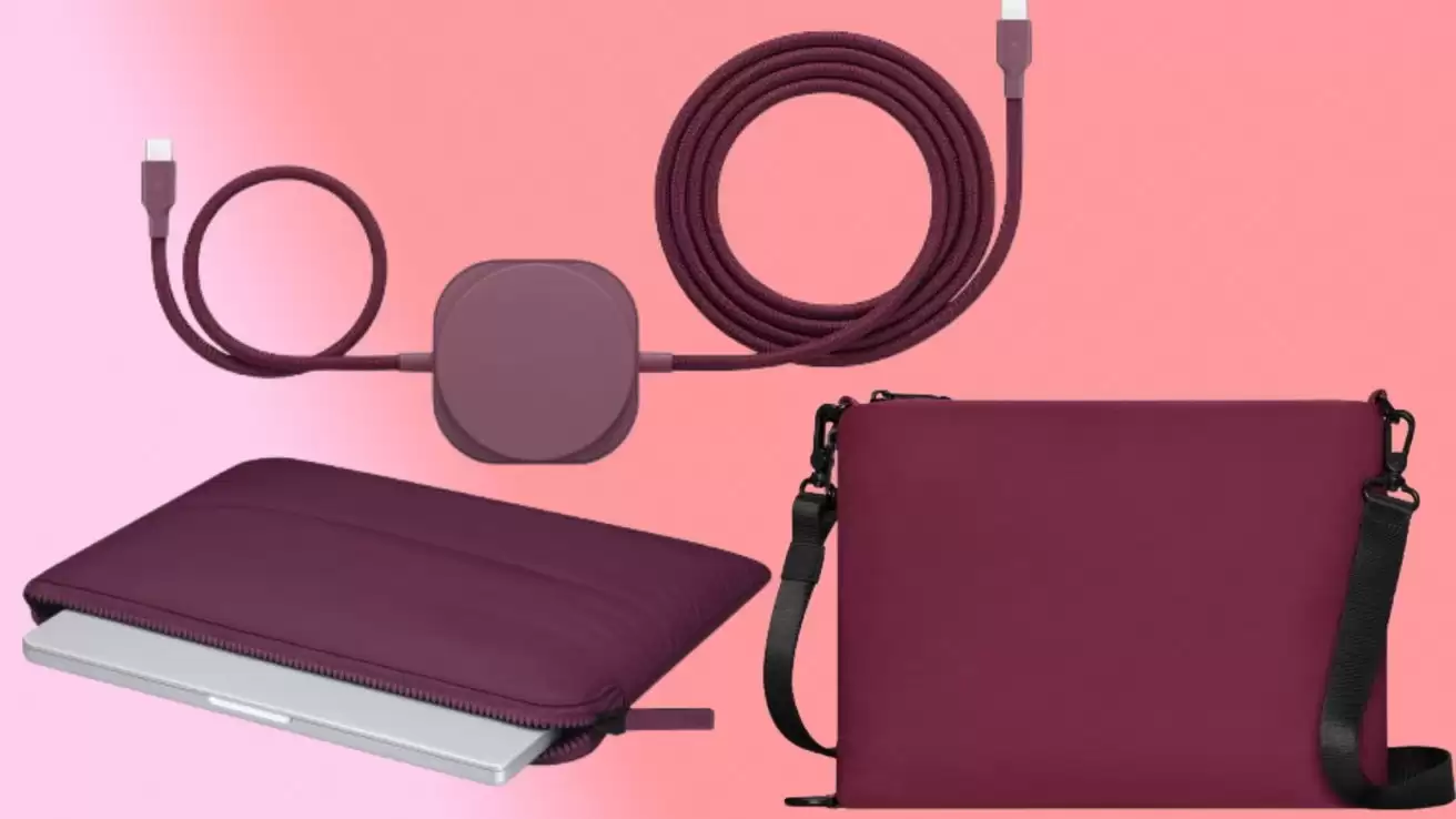 苹果推深樱桃色配件系列，携手六品牌打造统一色彩生态