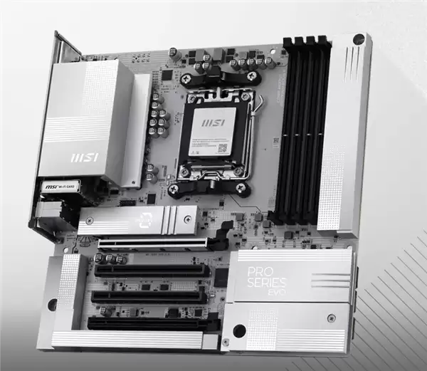微星推首款AMD背插主板PRO+B840M-P+EVO+WIFI6E