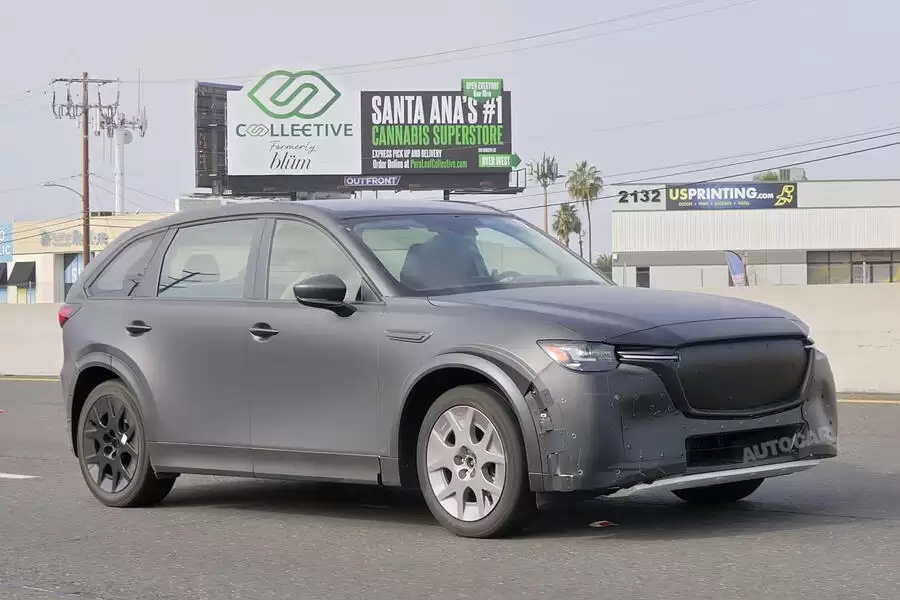 不再是油改电或别家车型“魔改版”,马自达首款自有纯电平台 SUV 谍照曝光