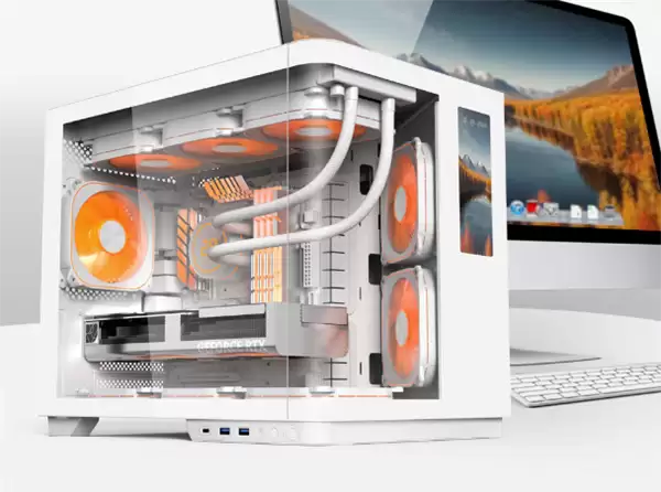 宏碁宙斯智幕AirL机箱首发299元:曲面海景房 配6.2英寸大屏