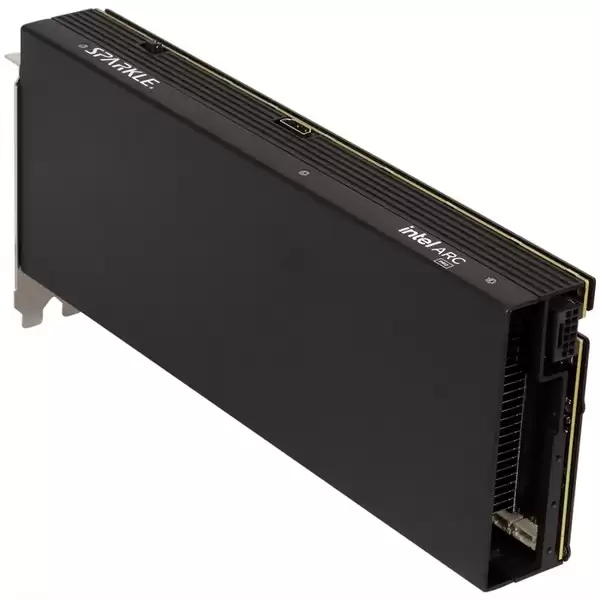 撼与发布首款双GPU锐炫Pro B60被动散热显卡