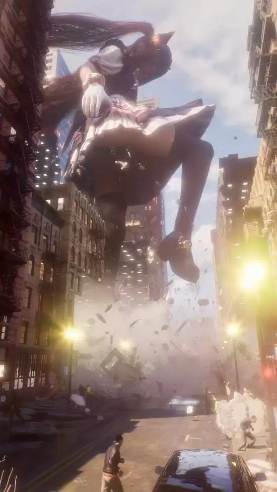 巨人的破坏与市民的求生:双重视角沙盒模拟游戏