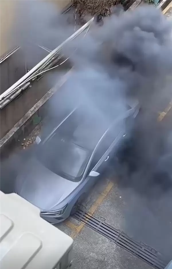 网友拍下飞凡ER6自燃全过程:从冒烟到爆燃仅30多秒