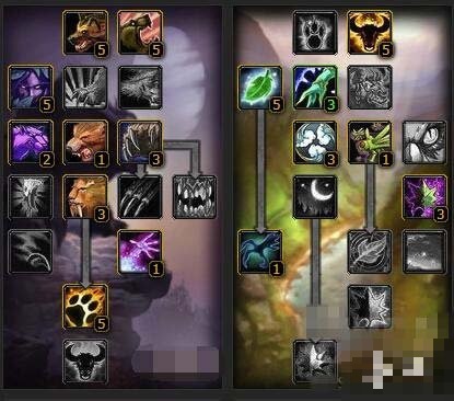 怀旧服德鲁伊练级天赋加点顺序