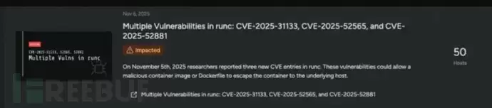 multiple vulnerabilities in runc \