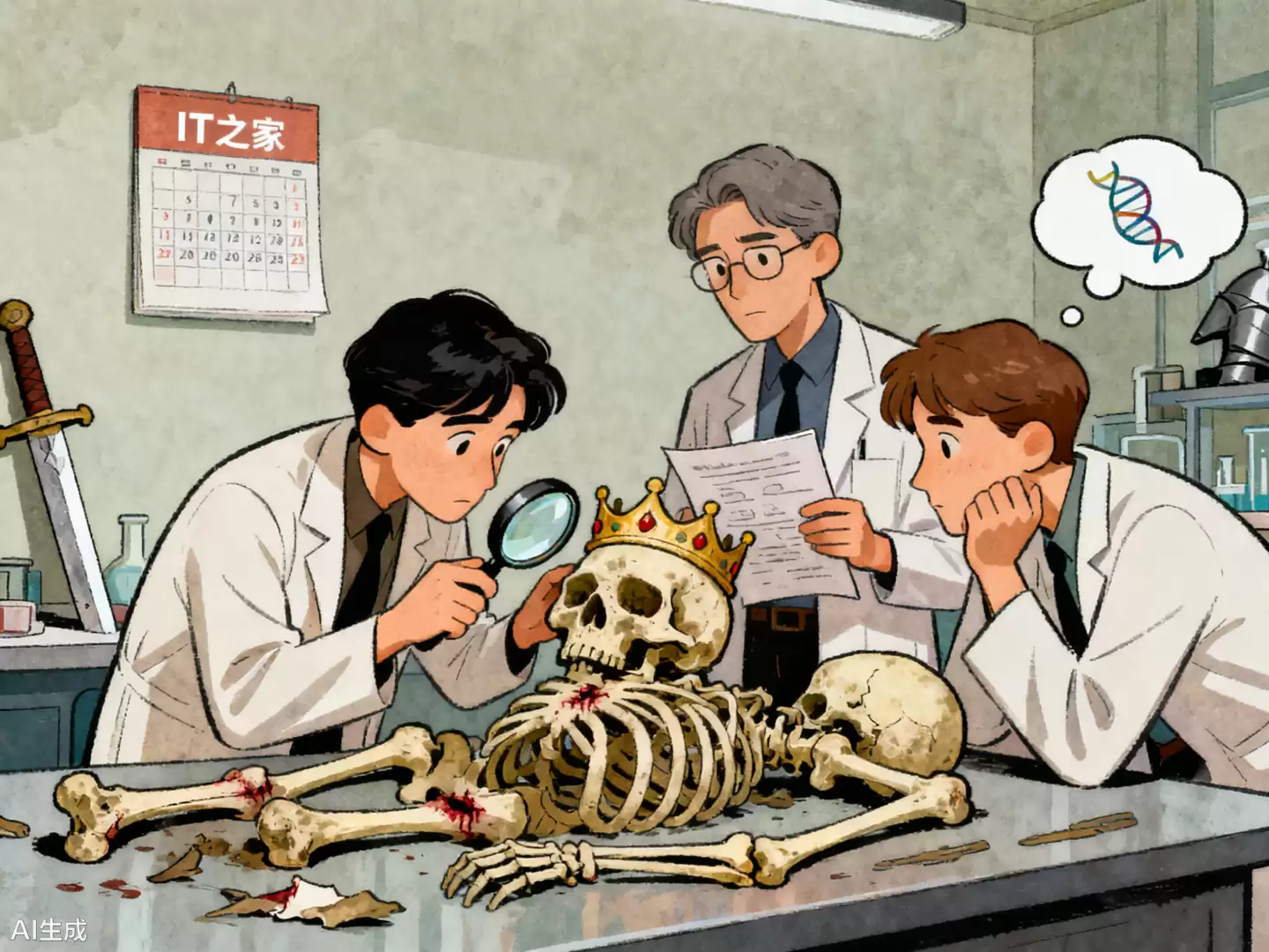 科学家以 DNA 破解 700 年前王室谋杀案，还原 1272 年暗杀现场