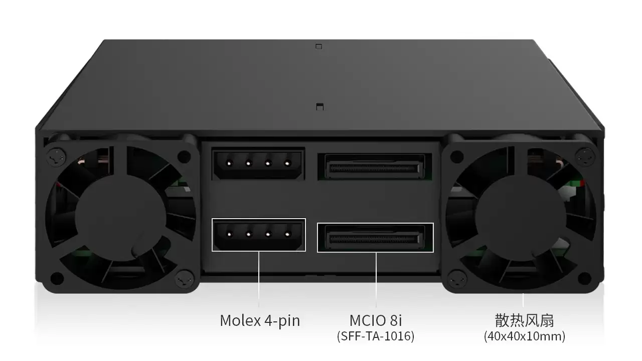 ICY DOCK 艾西达克推出 4 盘位 PCIe 5.0 U.2/U.3 固态硬盘抽取盒