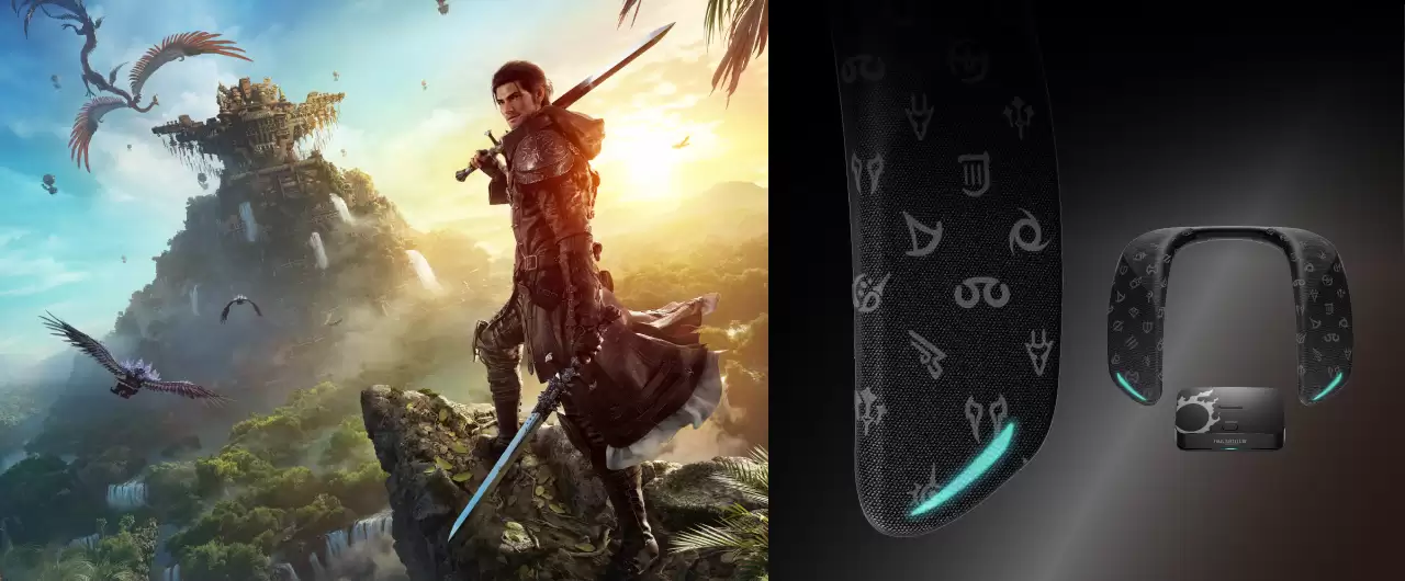 松下发布《最终幻想14》联名 SoundSlayer 无线颈挂式扬声器