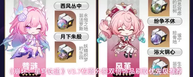 《崩坏:星穹铁道》V3.7位面分裂双倍饰品刷取优先级推荐