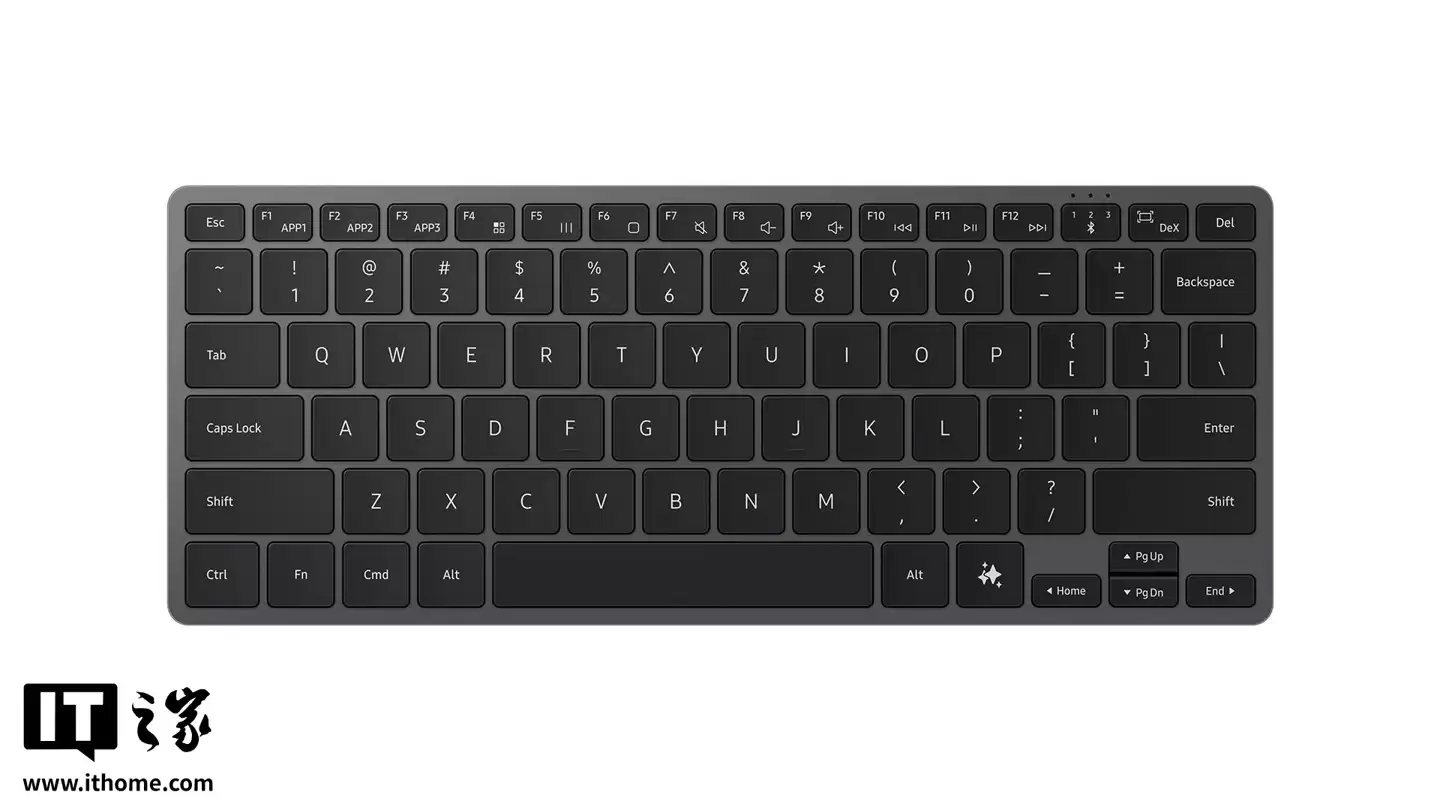 三星海外推出 Smart Keyboard 无线键盘：支持多设备连接与 AI 快捷键