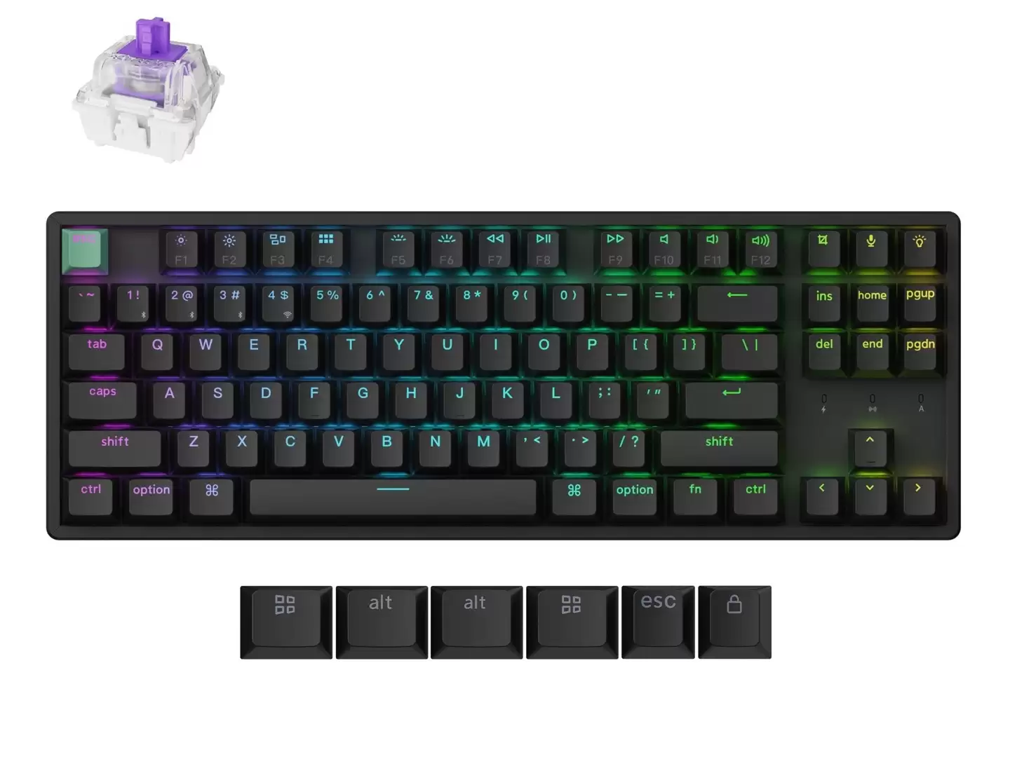 Keychron K8 HE 三模电竞键盘上市:TMR 磁轴,TKL 布局