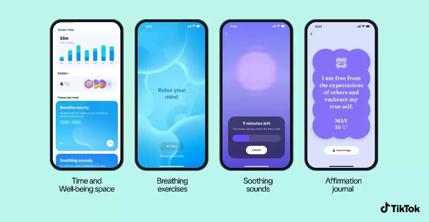 TikTok 推徽章任务帮助“戒网瘾”：晚上不刷短视频、设定每日屏幕时间限制