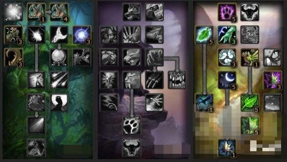 魔兽世界怀旧版德鲁伊天赋点