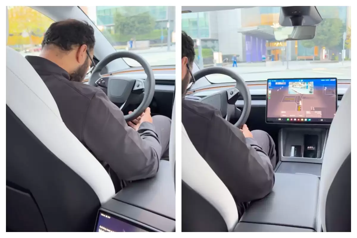 特斯拉 Robotaxi 安全监督员行程中打盹，乘客录视频举报未获回应