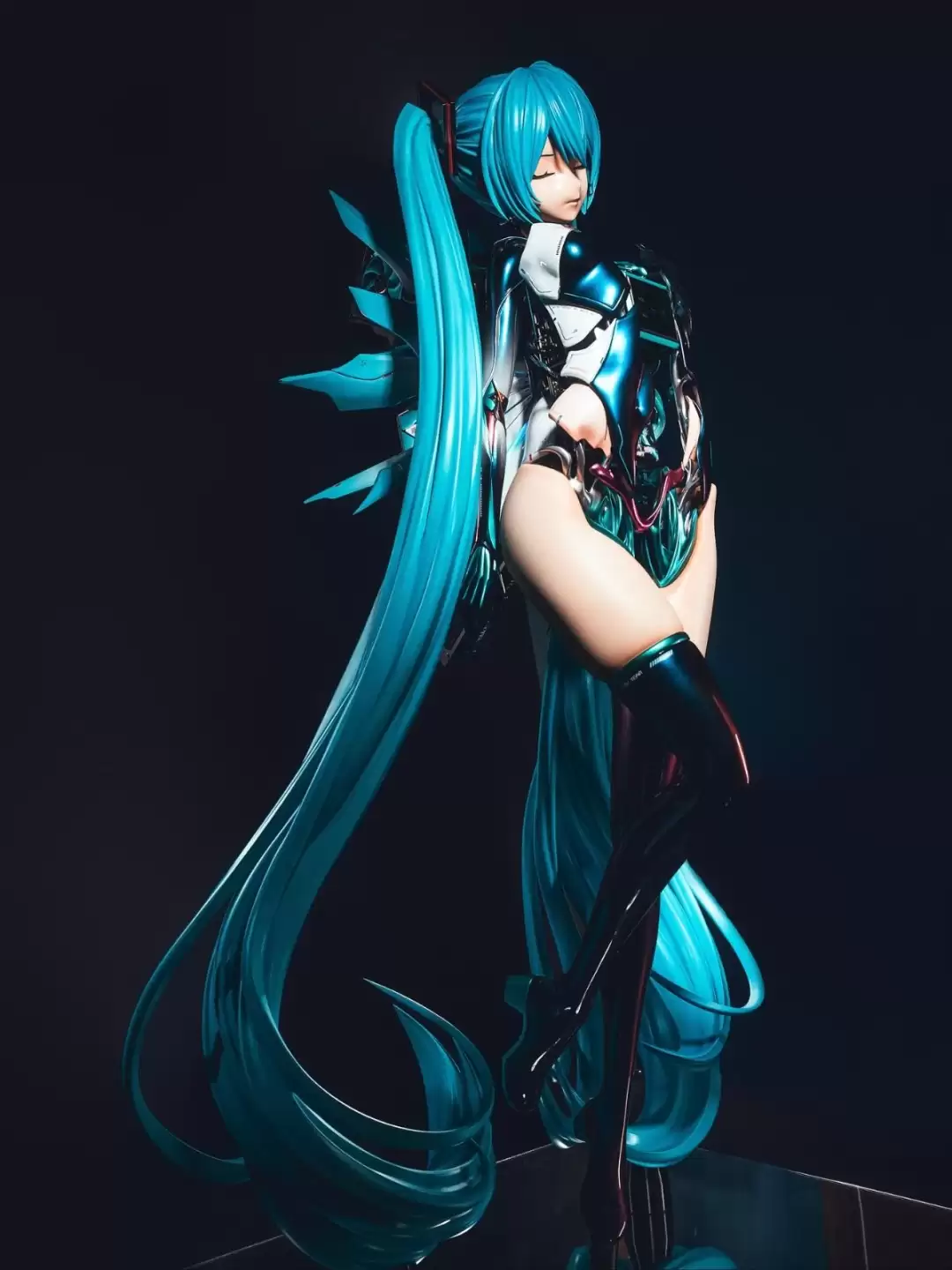 全球首台初音未来人形造型电竞主机 栩栩如生！