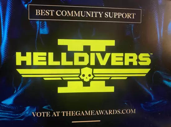 绝地潜兵2获TGA提名引争议：玩家质疑社区支持含金量