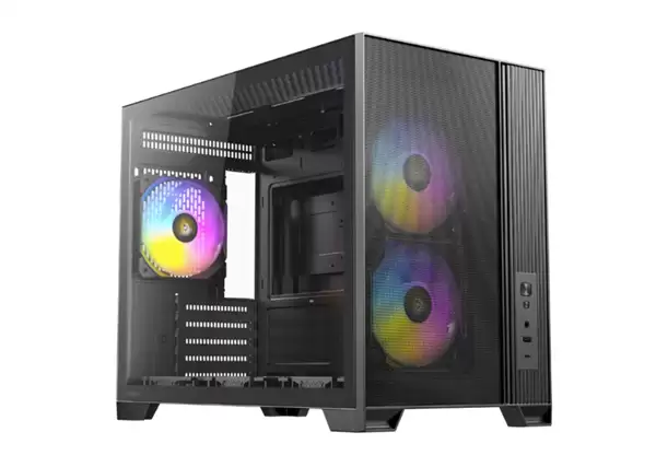 安钛克发布FLUX M机箱:搭载垂直+水平双风道