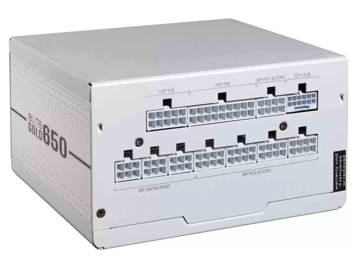 酷冷至尊推出白色版 Elite Gold 金牌电源,可选 650W / 750W / 850W