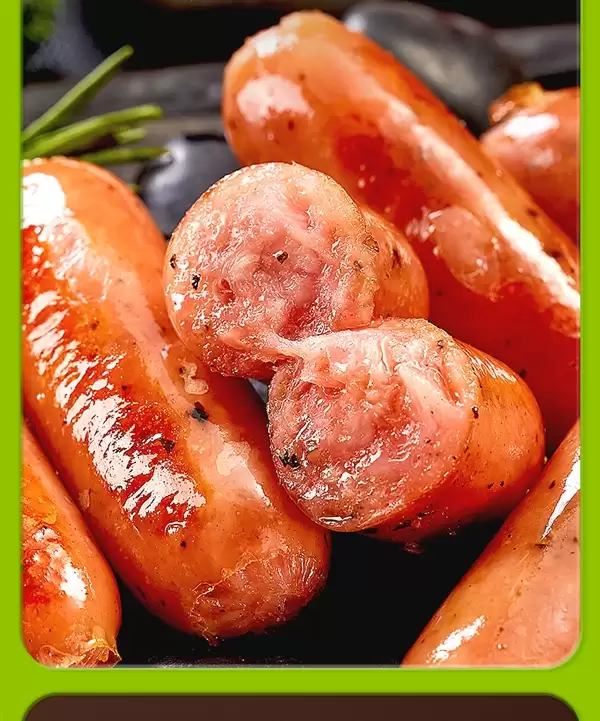 肉含量≥85% 满嘴爆汁!林饱饱火山石烤肠22元40根发货