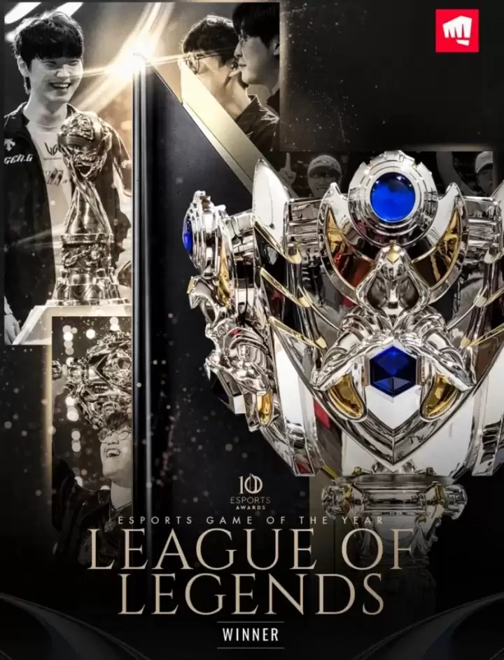 Esports Award公布年度最佳电竞游戏得主、最佳教练、最佳电竞高光时刻得主