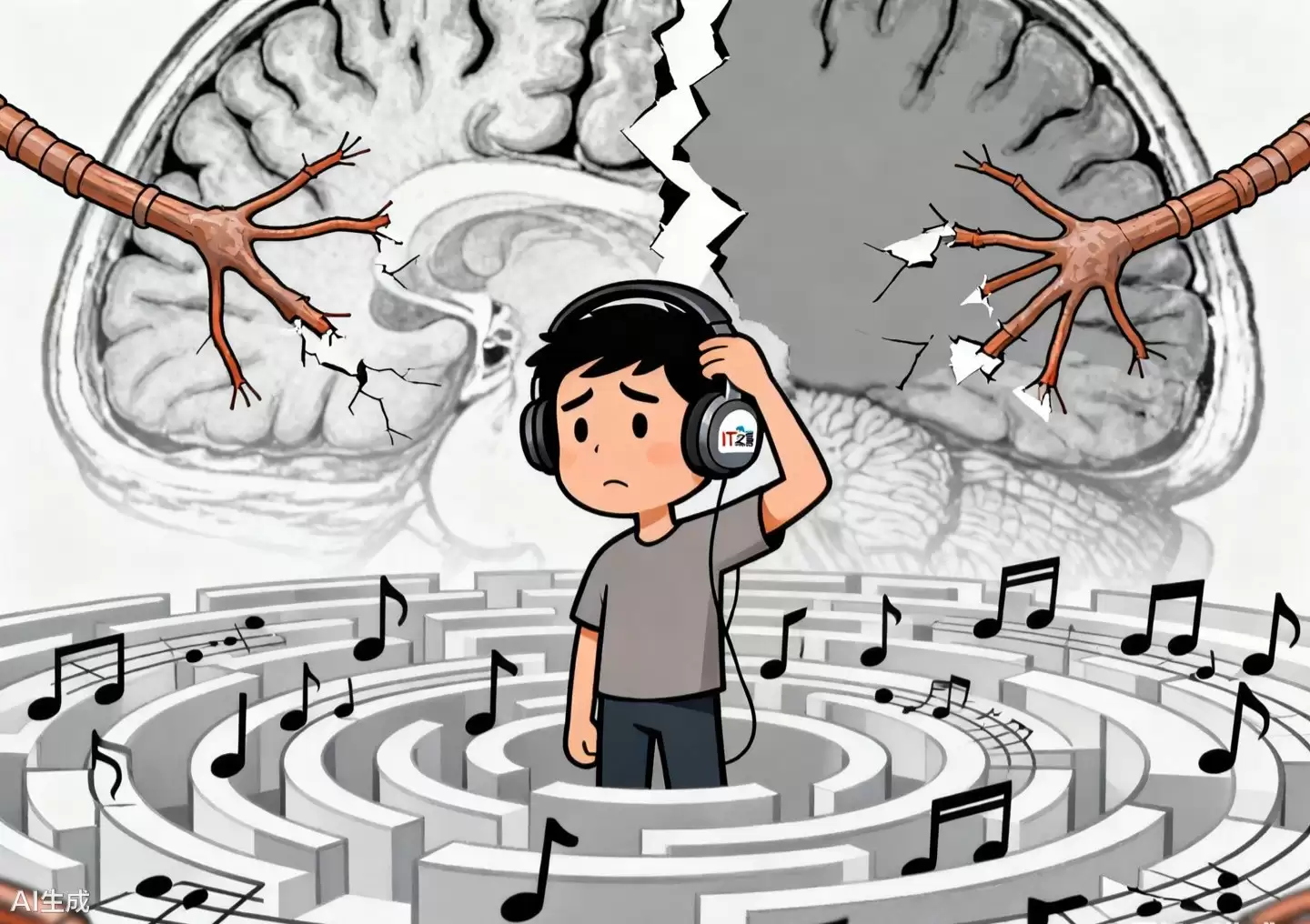 特异性音乐快感缺失获突破：大脑连接障碍揭示音乐无感之谜
