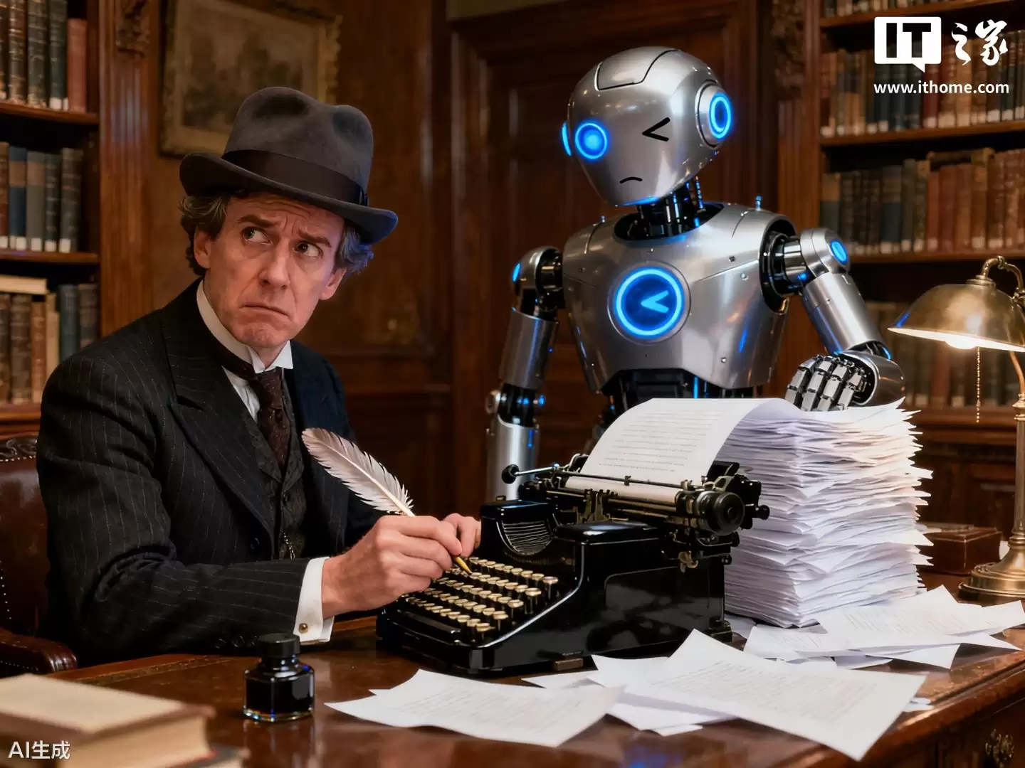 剑桥大学报告:近半小说家担心自己会被生成式 AI“抢饭碗”