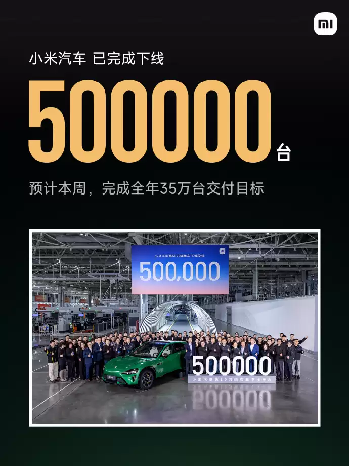 小米汽车：将持续在辅助驾驶领域加大投入，智驾团队成员超 1800 人